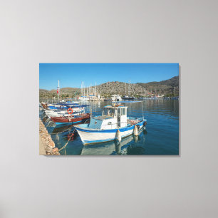 Impressão Em Tela Porto de Bozburun perto de Marmaris, Turquia