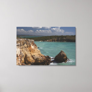 Impressão Em Tela Porto Rico, Costa Oeste, Cabo Rojo, litoral 2