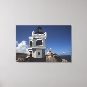 Impressão Em Tela Porto Rico, San Juan, Velho San Juan, El Morro