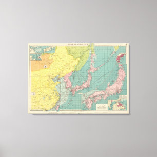 Impressão Em Tela Portos chineses, japoneses