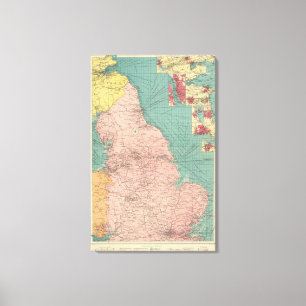 Impressão Em Tela Portos orientais de Grâ Bretanha