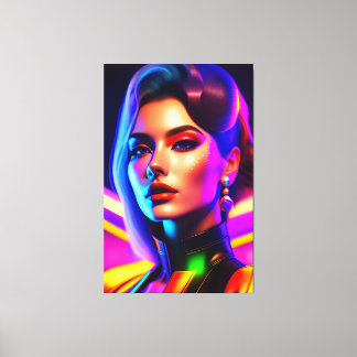 Impressão Em Tela Portrait de Beauté