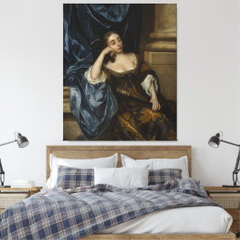 Impressão Em Tela Portrait of Elizabeth Capel, Countess of Carnarvon