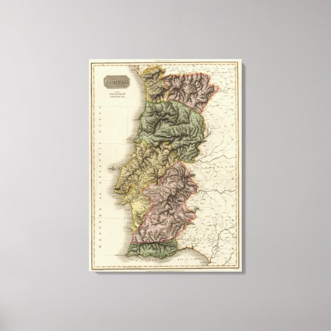 Impressão Em Tela Portugal (Frente)