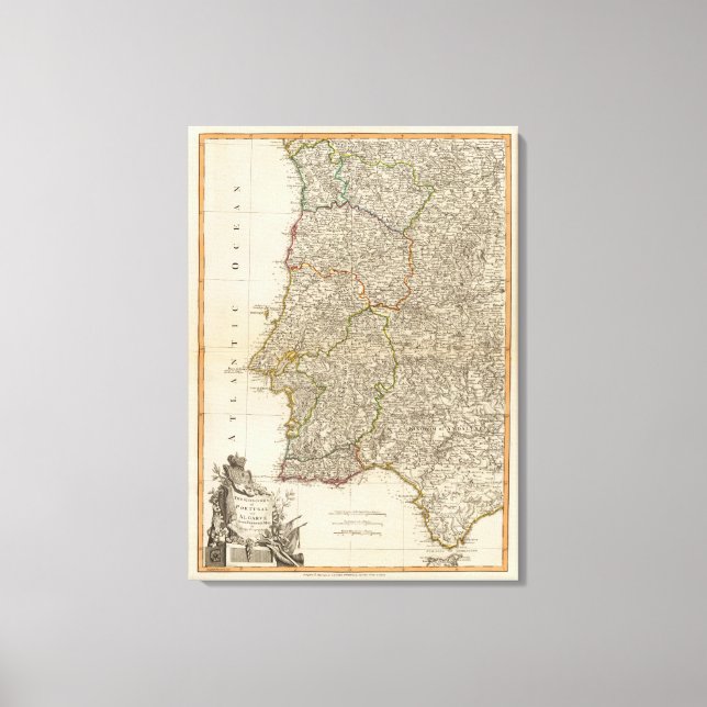 Impressão Em Tela Portugal, Algarve (Frente)