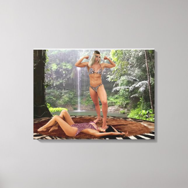 IMPRESSÃO EM TELA POSE VITÓRIA DE TARZANA (Frente)