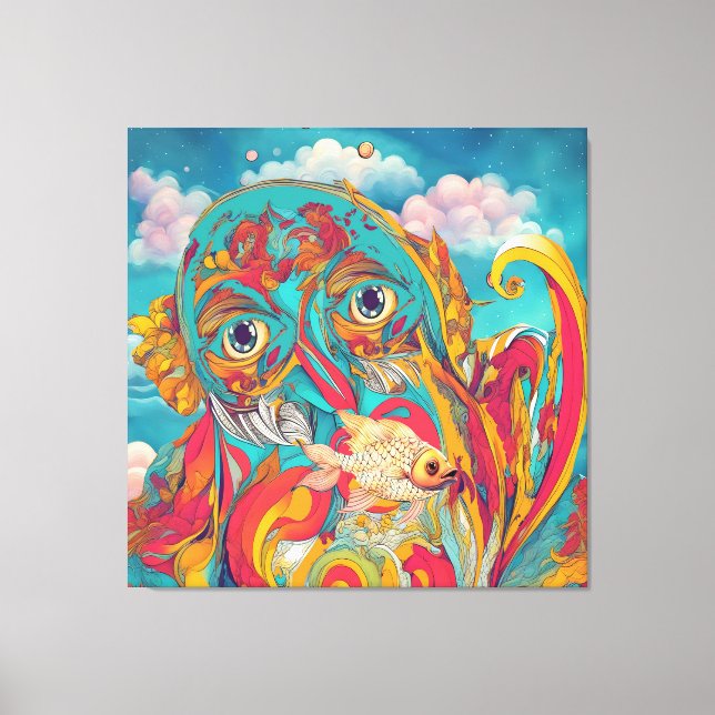 Impressão Em Tela Poseidon (Frente)