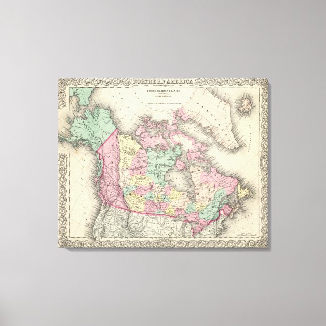 Impressão Em Tela Posse britânica, russa e dinamarquesa (Frente)