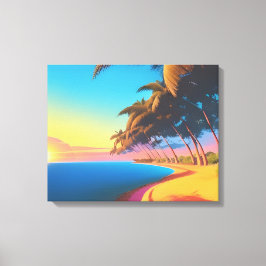 Impressão Em Tela Postal de los 80s