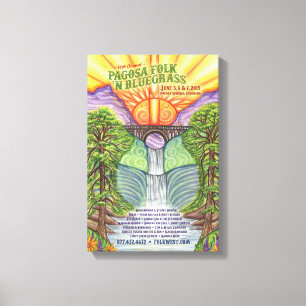 Impressão Em Tela Poster 2015 popular do Bluegrass de N de Pagosa '