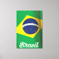 Poster da bandeira nacional do Brasil
