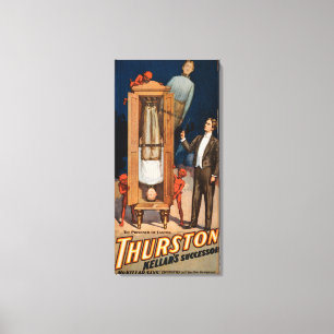 Impressão Em Tela Poster da mágica do sucessor de Thurston Kellar