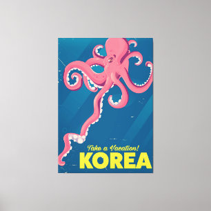 Impressão Em Tela Poster das férias de Coreia
