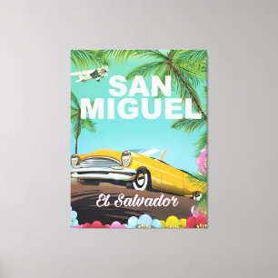 Impressão Em Tela Poster das viagens vintage de San Miguel El