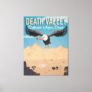 Impressão Em Tela Poster das viagens vintage dos desenhos animados