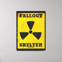Poster de aviso de instalação do abrigo