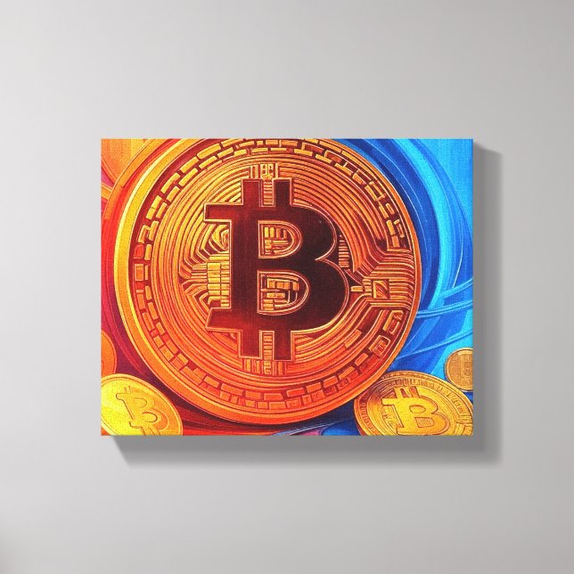 Impressão Em Tela Poster de Bitmoney (Frente)