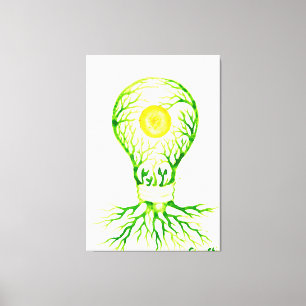 Impressão Em Tela Poster de energia verde