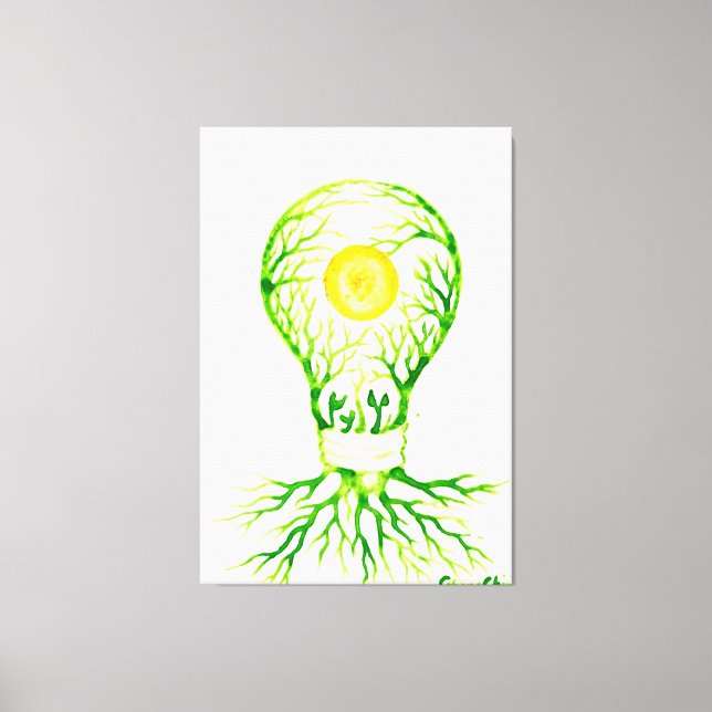 Impressão Em Tela Poster de energia verde (Frente)