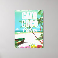 Poster de férias de praia em Cayo Coco