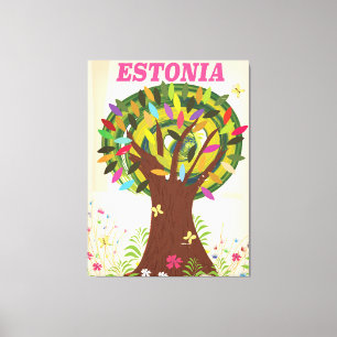 Impressão Em Tela Poster de férias de Promocional da Estônia