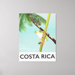 Impressão Em Tela poster de Férias do Sapo na Costa Rica