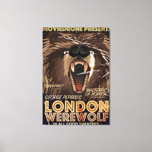 Impressão Em Tela Poster de Filme Vintage em Londres