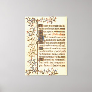 Impressão Em Tela Poster de manuscrito iluminado