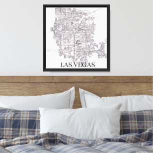 Impressão Em Tela Poster de Mapa de Cidade Personalizado Localização