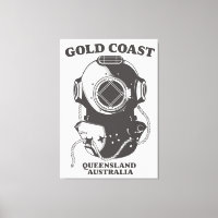 poster de mergulho na Austrália na costa Dourada Q