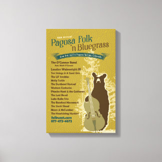 Impressão Em Tela poster de Pagosa Folk 'N Bluegrass 2017