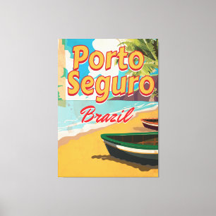 Impressão Em Tela Poster de Porto Seguro Brasil Férias