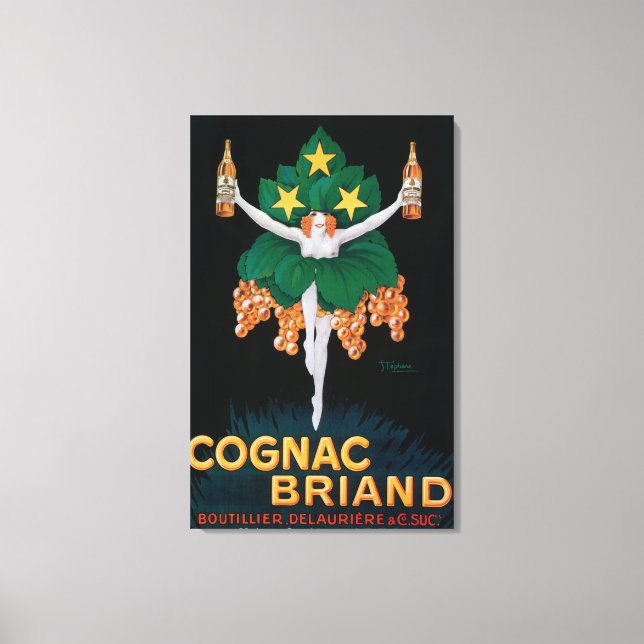Impressão Em Tela Poster de Promocional de Briand Cognac (Frente)