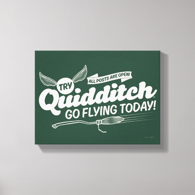 Impressão Em Tela POSTER DE Recrutamento QUIDDITCH™ (Frente)