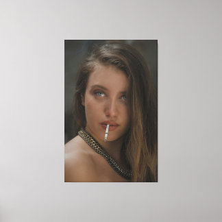 Impressão Em Tela Pôster de retrato cinematográfico ousado - parede