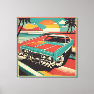 Impressão Em Tela Poster de retro clássico