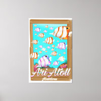 Poster de viagens Ari Atoll Maldives