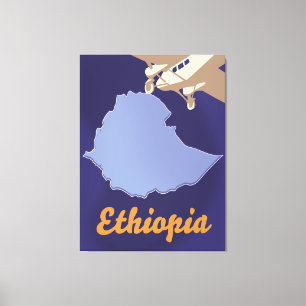 Impressão Em Tela Poster de viagens da Etiópia