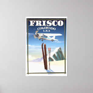Impressão Em Tela Poster de viagens de Frisco Colorado EUA