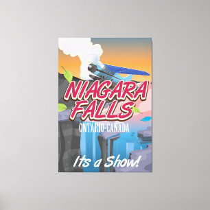 Impressão Em Tela Poster de viagens de Niagara Falls Ontário Canad