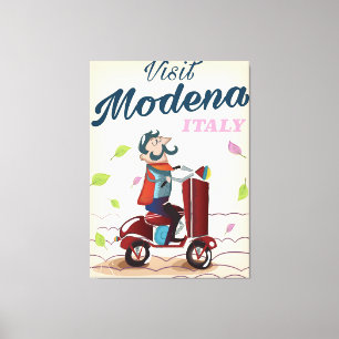 Impressão Em Tela Poster de viagens de Patinete Modena Itália
