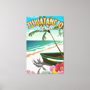 Impressão Em Tela Poster de viagens do mexicano de Zihuatanejo