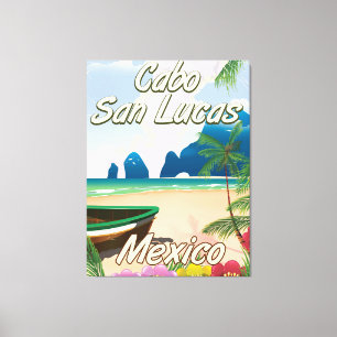 Impressão Em Tela Poster de viagens do México Cabo San Lucas