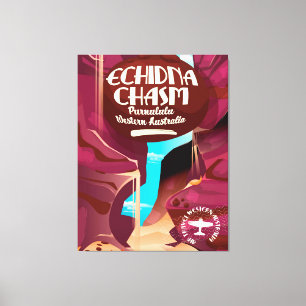 Impressão Em Tela Poster de viagens dos desenhos animados da falha