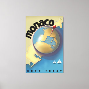 Impressão Em Tela Poster de viagens Mônaco