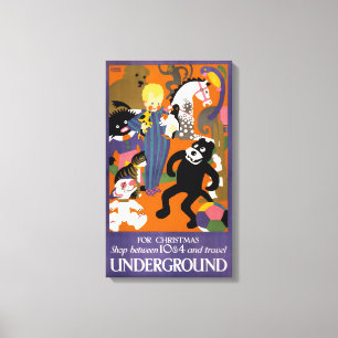 Impressão Em Tela Poster de viagens Para O Metrô De Londres