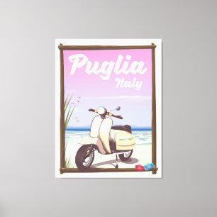 Impressão Em Tela Poster de viagens Puglia Itália.