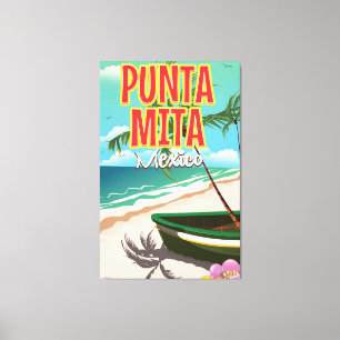 Impressão Em Tela Poster de viagens Punta Mita Mexicano