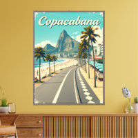 Poster de viagens Retroativo Vintage - Praia de Co