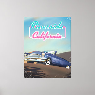 Impressão Em Tela Poster de viagens Riverside California